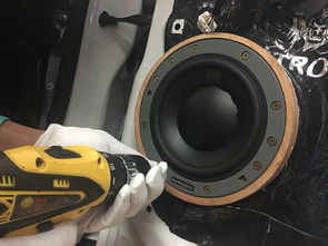 深圳賽電汽車音響改裝福特銳界汽車音響改裝丹拿372三分頻還愛(ài)車真實(shí)好聲音