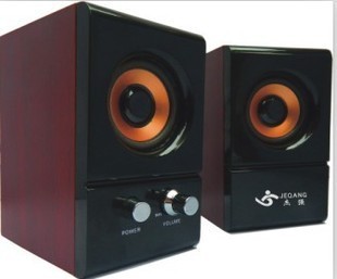 杰強930 USB2.0木質小音箱 通用電腦音箱的便攜選擇